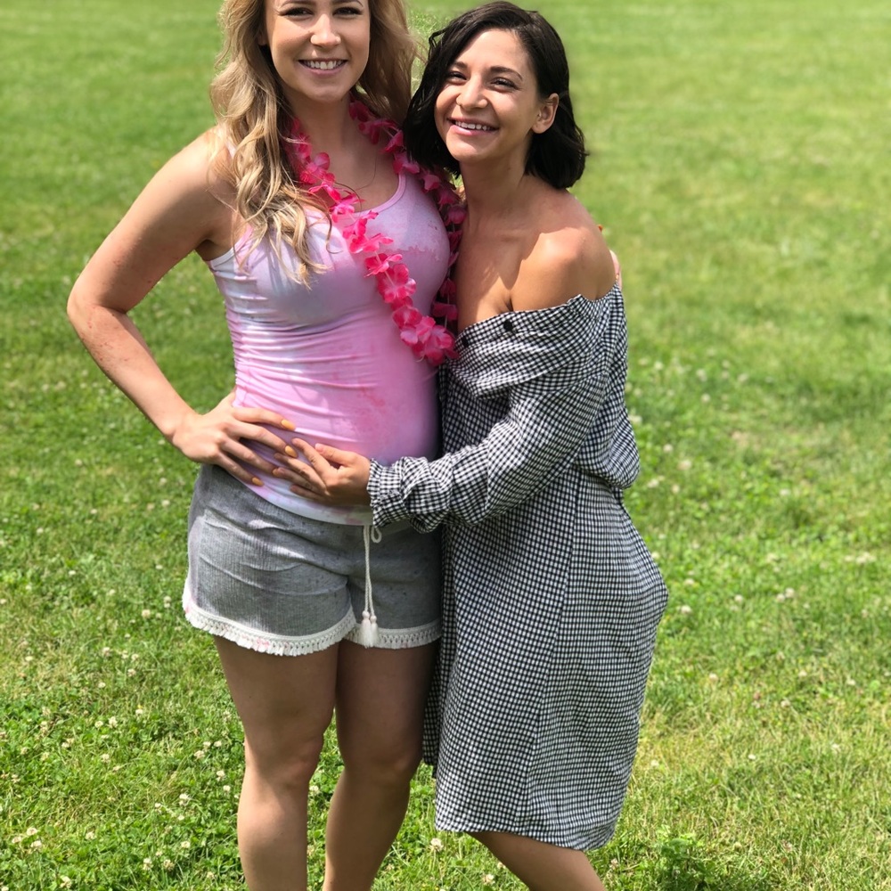 Black Checkered Button Down Dress - image 1